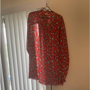 Leopard OVERSIZED blouse